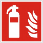 Schild Feuerlscher 200x200 KNS Brandschutzzeichen nach ISO 7010