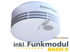 Rauchwarnmelder Hekatron Genius Plus X inkl. Funkmodul Basis X