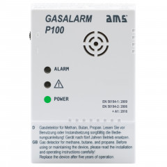 Gasmelder AMS P100, 12 V, mit Schaltausgang