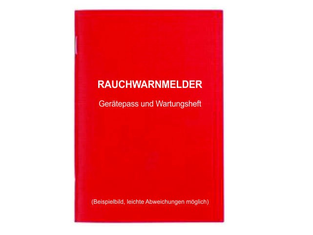 Wartungsheft für Rauchmelder