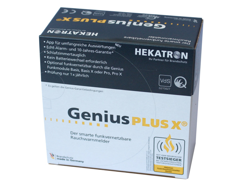 Hekatron Genius Plus X Rauchwarnmelder Longlife (Batterie b.10 J.)  funkvern.bar - DOOOS