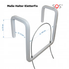 Rettungsleiter Kletter-Fix Kompakt-A5, 5 m (mit Abstandshalter)