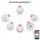 Blitzlicht- und Vibrationsalarm ELRO Connects FR3501R Smart Home