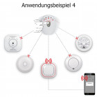 Blitzlicht- und Vibrationsalarm ELRO Connects FR3501R Smart Home